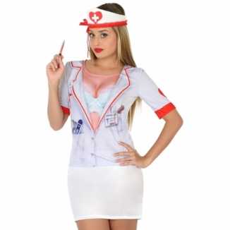 Carnavalskleding zuster shirt