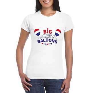 Toppers wit toppers big party baloons dames t shirt officieel
