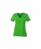 Dames cotton stretch shirts groen