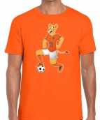 Nederland supporter t-shirt leeuwin voetbal oranje heren