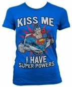 Superman power kleding dames t-shirt