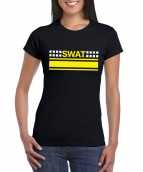 Swat team logo t-shirt zwart dames