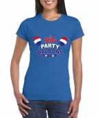 Toppers blauw toppers big party baloons dames t-shirt officieel