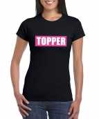 Toppers t-shirt zwart topper dames