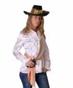 Wit piraten shirt dames